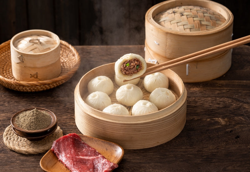 Beef Onion Bao 黑椒牛肉小笼包